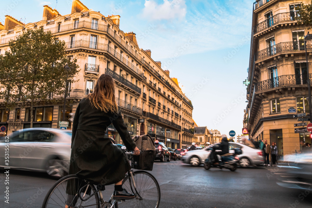 Obraz premium Trafic parisien