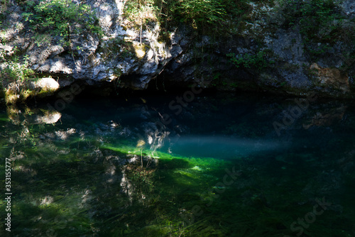 The fairy waters of the sources of the Gorgazzo river