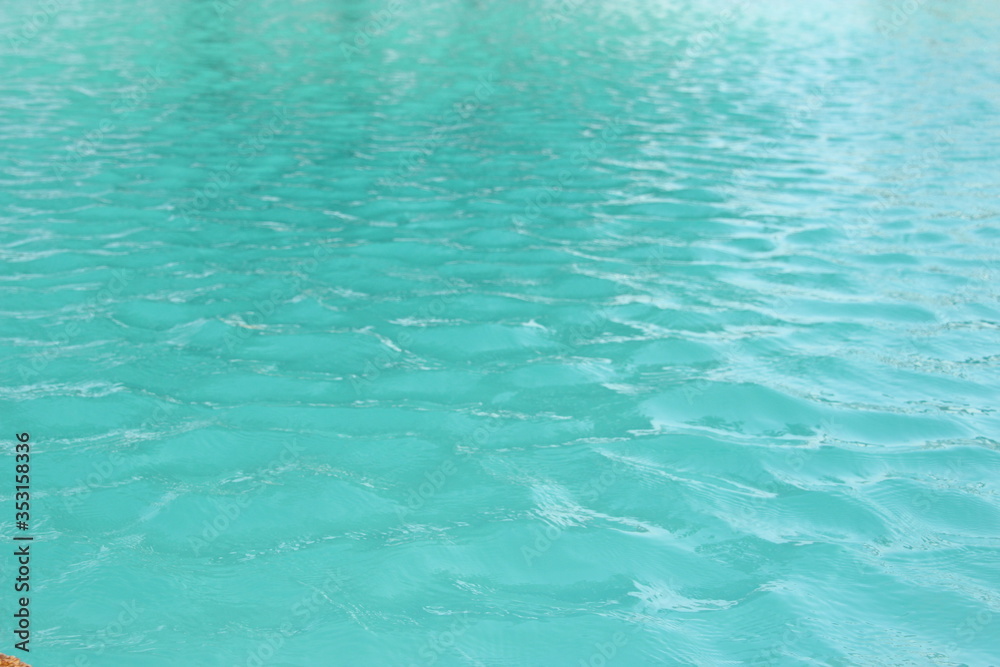 wave on the surface of water pool  background
