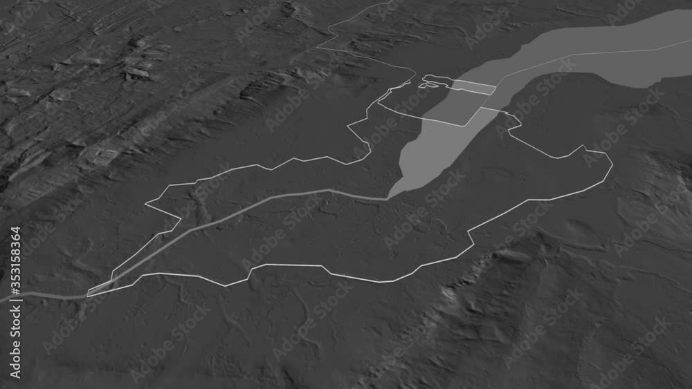 Genève, canton with its capital, zoomed and extruded on the bilevel map of Switzerland in the conformal Stereographic projection. Animation 3D Genève, canton with its capital, zoomed and extruded on the bilevel map of Switzerland in the conformal Stereographic projection. Animation 3D