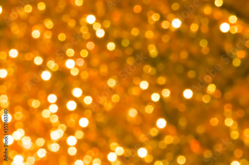 golden bokeh background