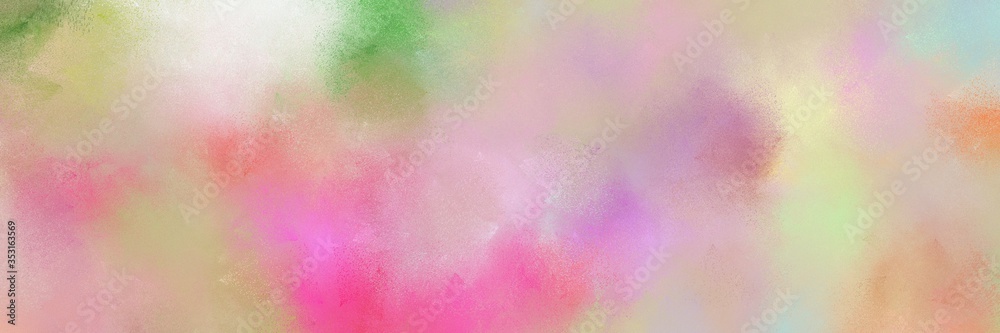 painted retro horizontal design with tan, pale violet red and pastel pink color. can be used as header or banner