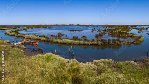 Aerial View of Esteiro da Tojeira photo