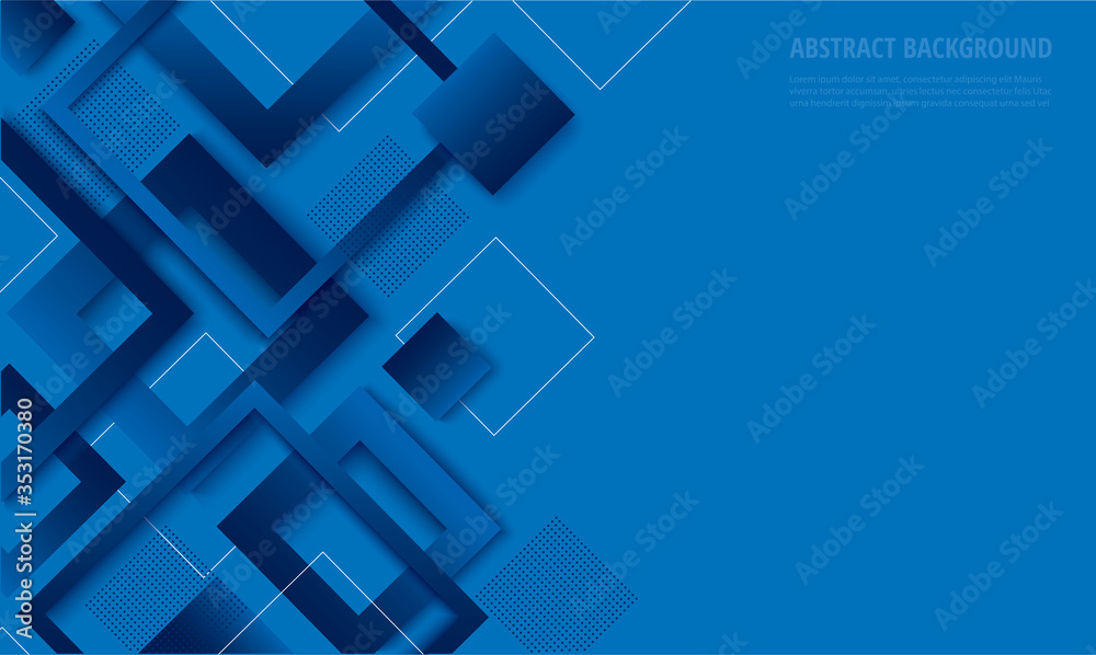 Obraz premium modern blue square gradient trendy background vector illustration EPS10