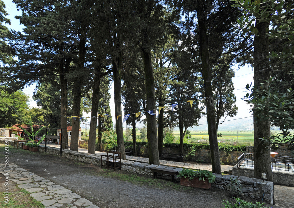 Le monastère de Vidiani du plateau du Lassithi en Crète