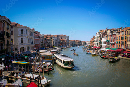 beautiful view of the Gran Canale, Venice