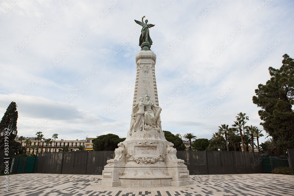 Glorious monument symbolizes freedom and well-being of this city.