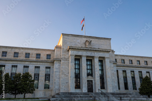 The Federal Reserve headquarters in Washington, DC