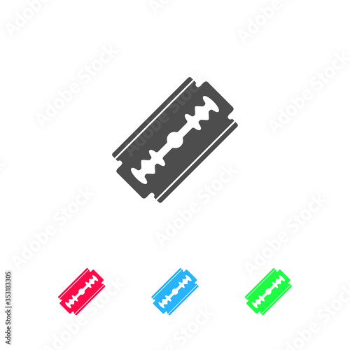 Razor icon flat