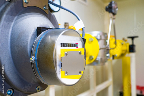 Household gas meter. Accoun...
