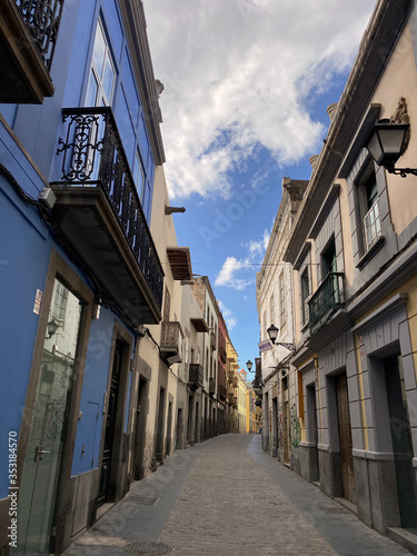 Calle del centro Historico de la ciudad de Las Palmas de Gran Canaria