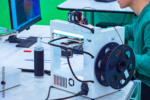 3D printer next to a person...