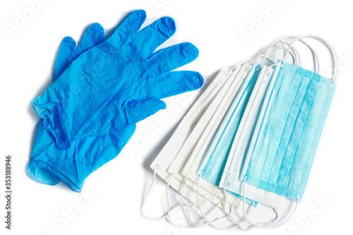 medical masks and gloves - protection from COVID-2019