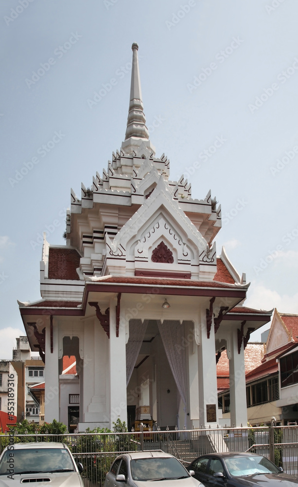 Fototapeta premium Wat Chakkrawat Ratchawat in Bangkok. Kingdom of Thailand