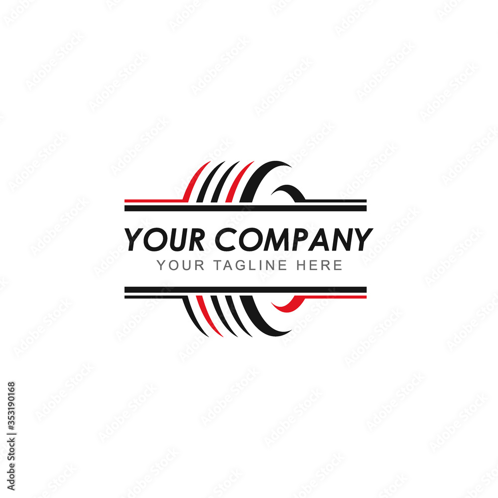 Tire shop logo vector design. Tire shop logo vector design.