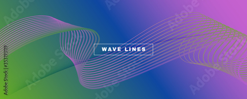 Fluid Geometric Abstract. Color Dynamic Shapes 