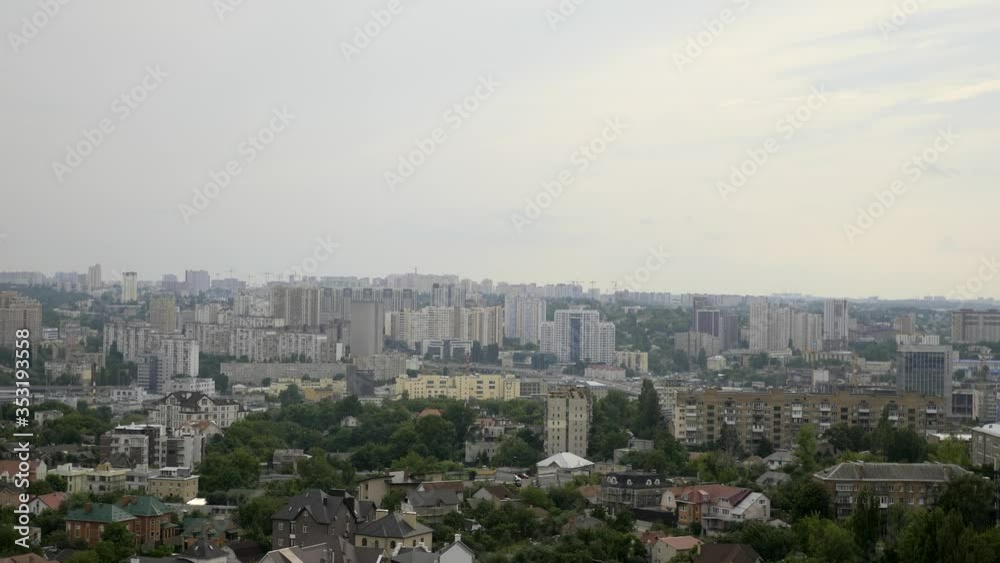 Kyiv Ukraine - Cityscape Panorama Aerial Shot - Summer 2019 Kyiv Ukraine - Cityscape Panorama Aerial Shot - Summer 2019
