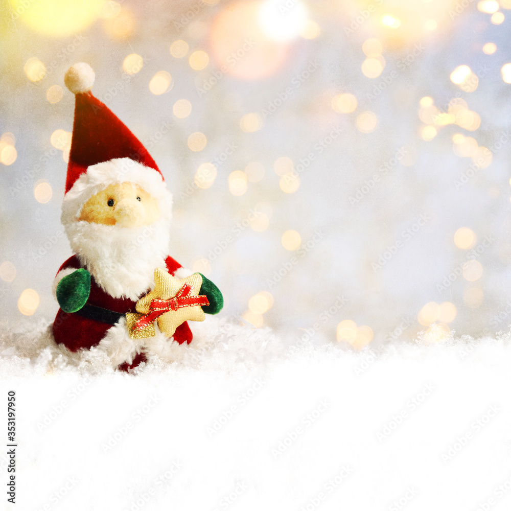 Holiday background with christmas ornament