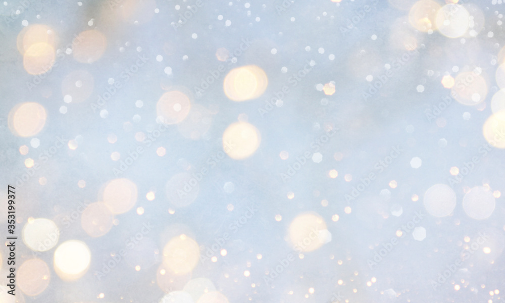 Christmas light background. Holiday glowing backdrop. Defocused Background With Blinking Stars. Blurred Bokeh. Christmas light background. Holiday glowing backdrop. Defocused Background With Blinking Stars. Blurred Bokeh.