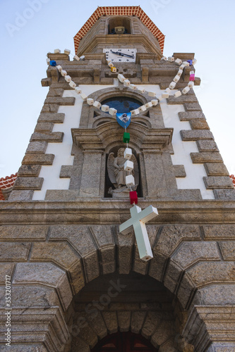 The Mother Church of Sao Miguel Arcanjo (Saint Michael the Archangel) das Marinhas at Marinhas, Esposende, Portugal. photo