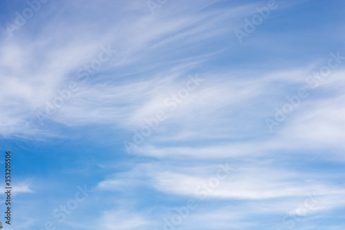blue sky with white clouds