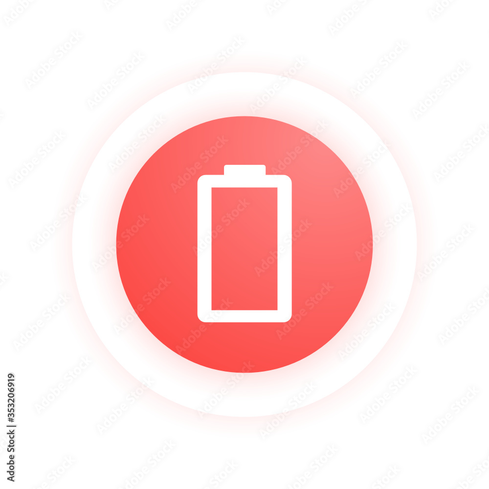 Empty Battery - Icon Empty Battery - Icon