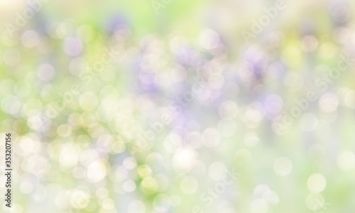 Spring, summer background. Blurred blossom with bokeh