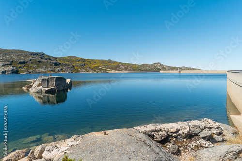 Lagoa Comprida is the largest lake of Serra da Estrela Natural park, Portugal. photo