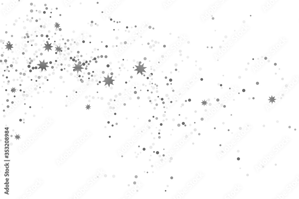 Silver glitter confetti. Silver glitter confetti.