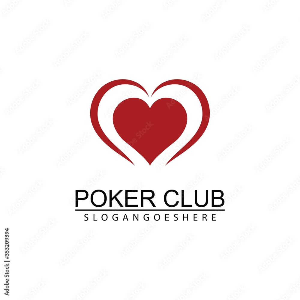 Poker Club Logo Design for Casino Business, Gamble, Card Game, Speculate, etc