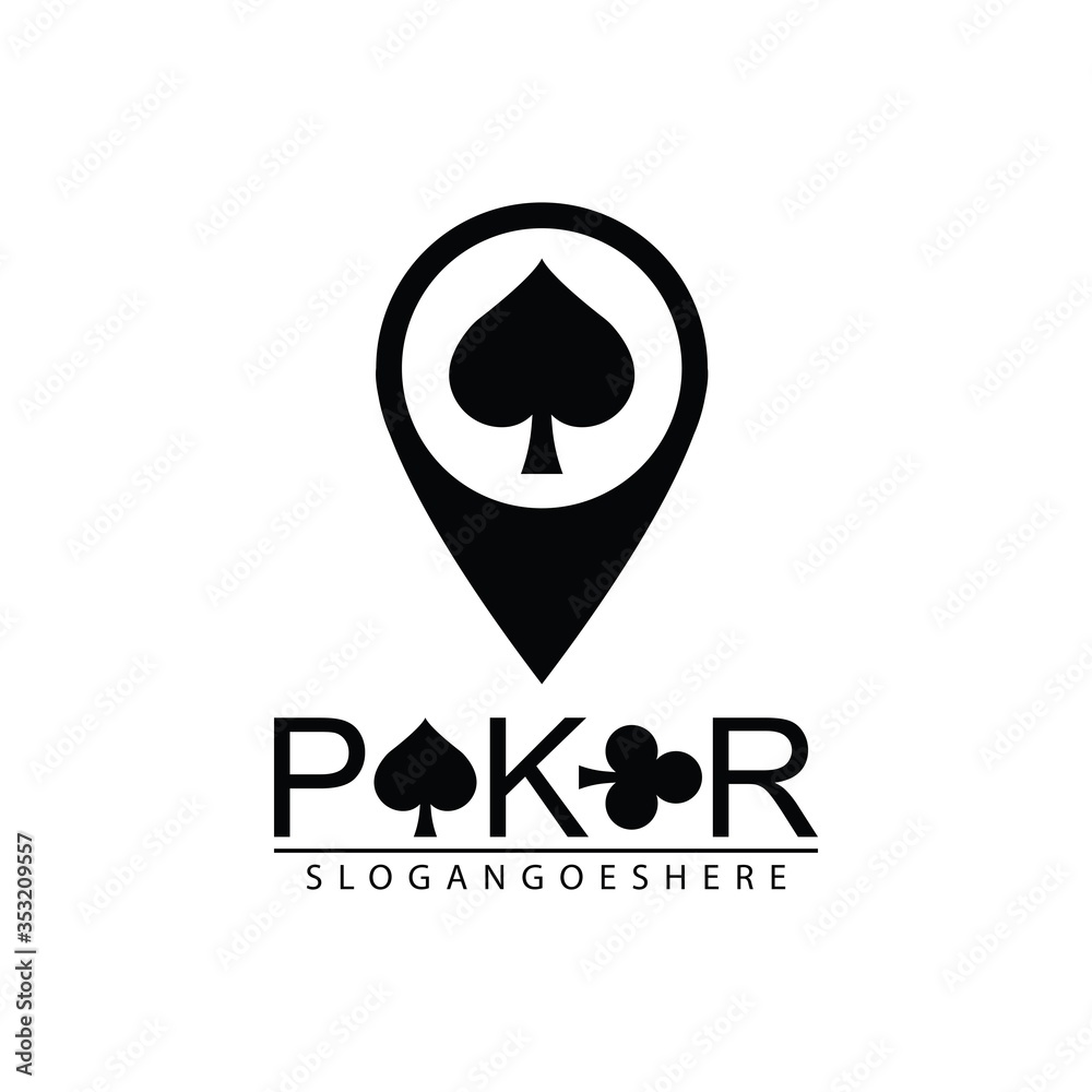 Poker Club Logo Design for Casino Business, Gamble, Card Game, Speculate, etc