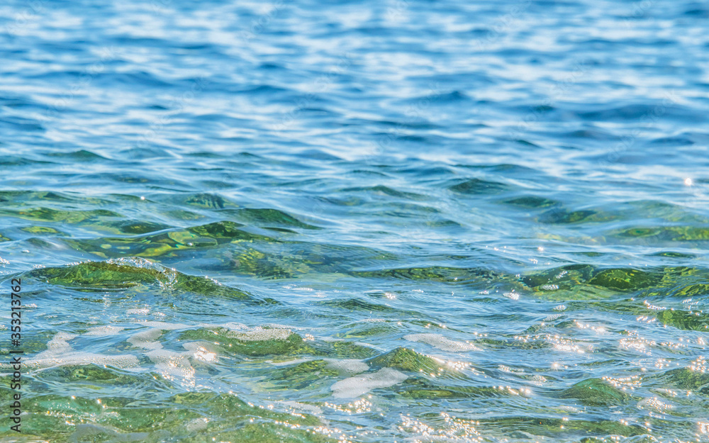 Sea water texture, Summer background, Travel concept Sea water texture, Summer background, Travel concept
