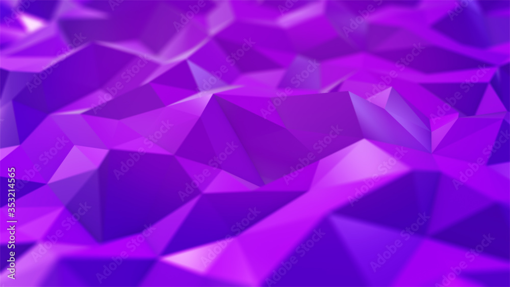 Obraz premium Abstract polygonal 3d background