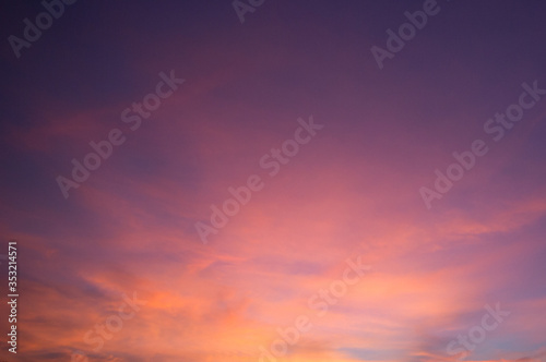 A purple night sky