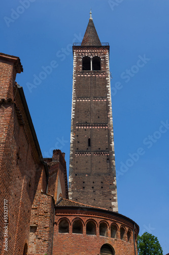 Italy , Milan , 05/23/2019: The Basilica of Sant'Eustorgio   photo