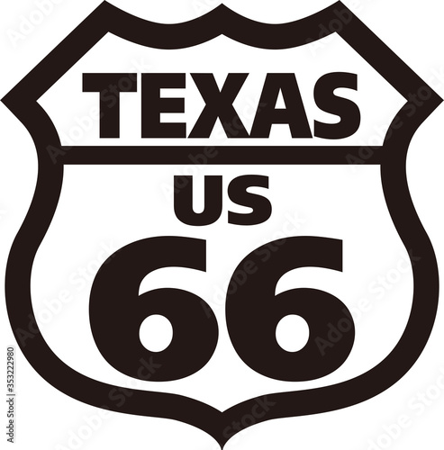 アメリカ横断道 ルート66／Route 66 テキサス州