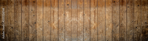 old brown rustic dark grunge wooden texture - wood background banner panorama