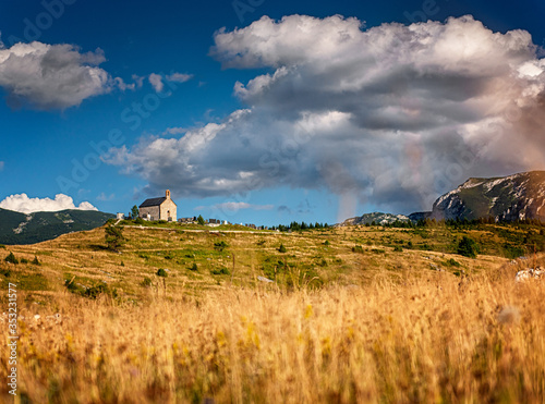 Abandoned houses in the mou...