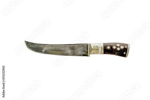 Muslim knives on a white background