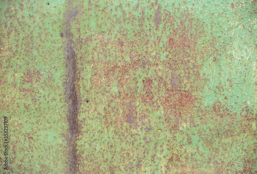 Texture background of metal sheet. stained rusty metal backdrop with copy space for text