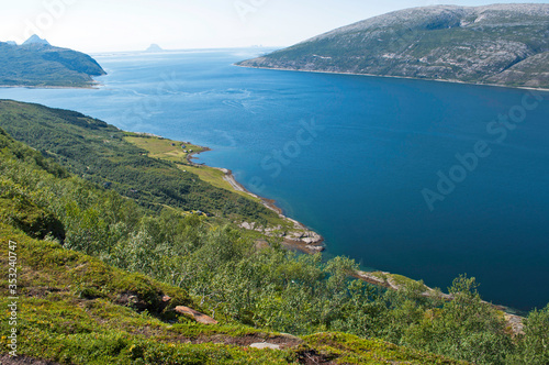 Fjord view in the North of Norway