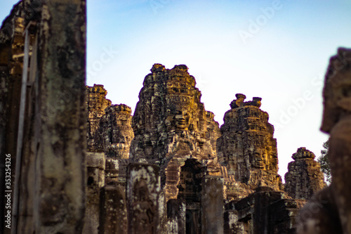 A beautiful view of Angkor Thom temple at Siem Reap, Cambodia. © joseduardo