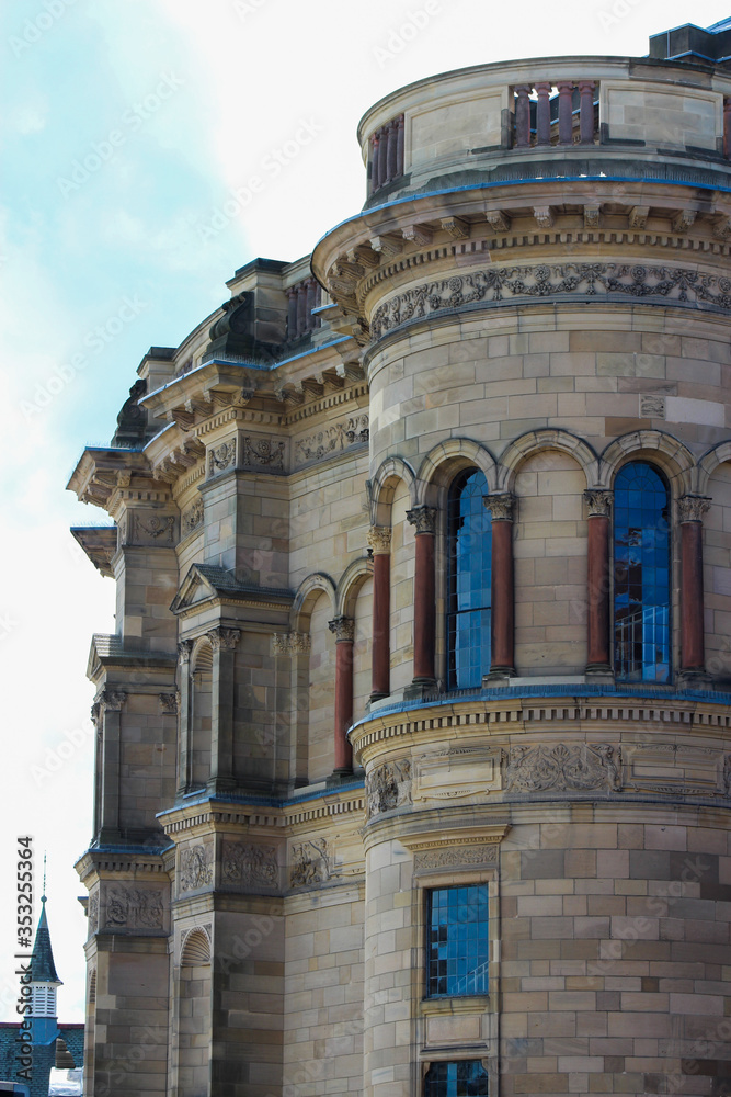 Fototapeta premium Old building architecture Edinburgh Scotland