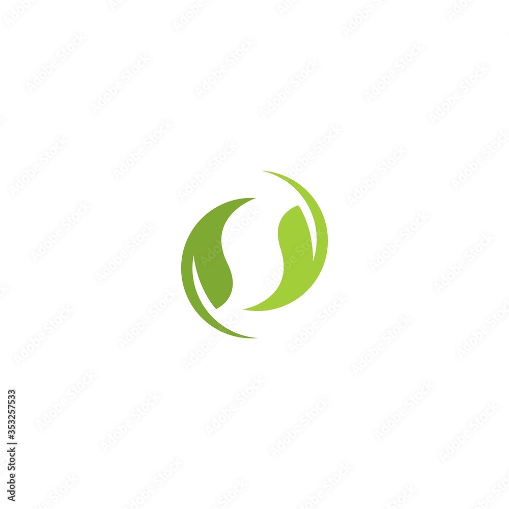 Tree leaf vector logo design Tree leaf vector logo design
