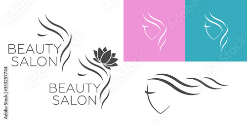 Logo Woman branding design templates. Logo Woman for beauty studio and cosmetics