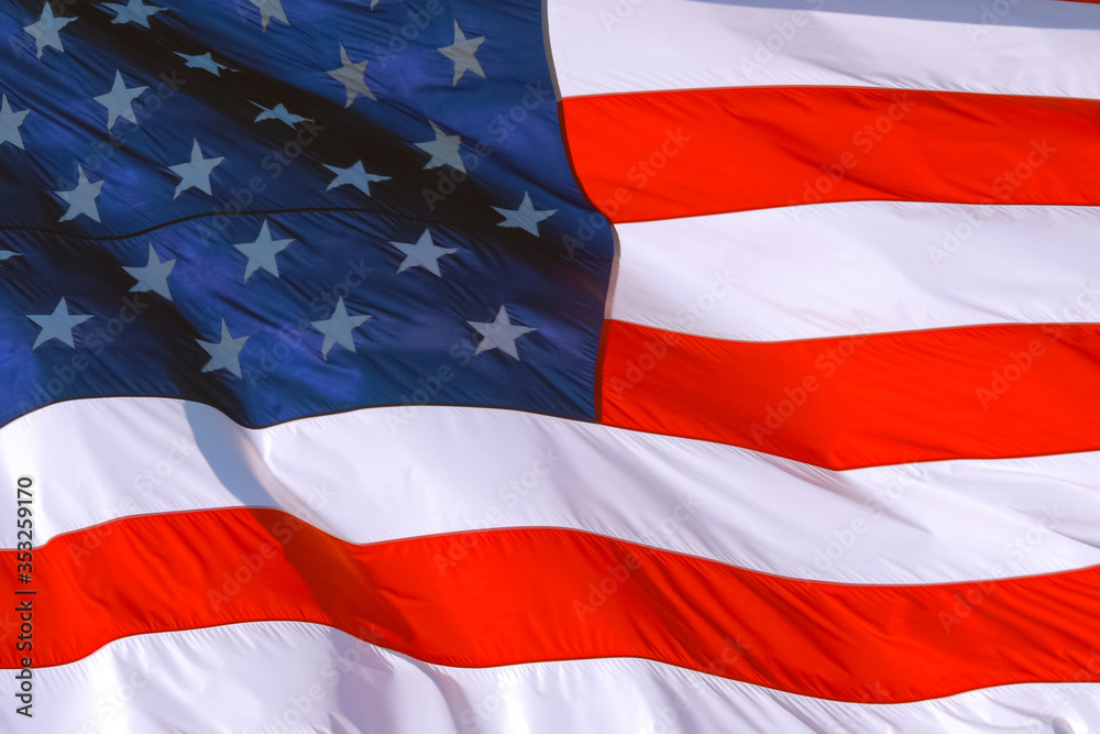 AMERICAN FLAG background, close up AMERICAN FLAG background, close up