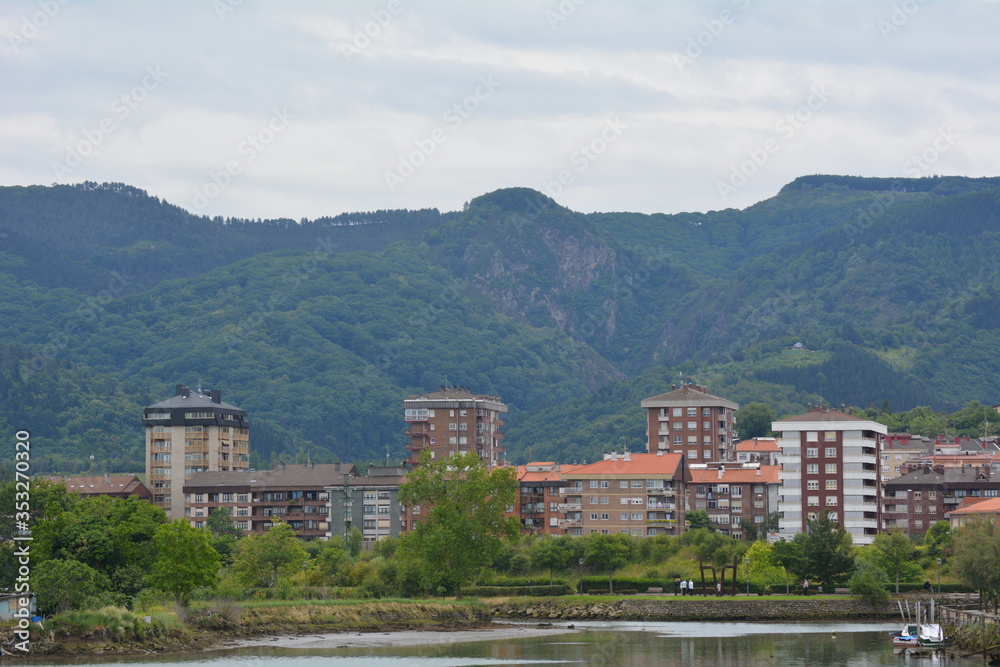views of the city of irun