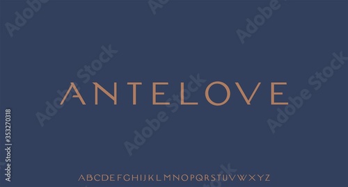 ANTELOVE, THE LUXURY ELEGANT TYPEFACE