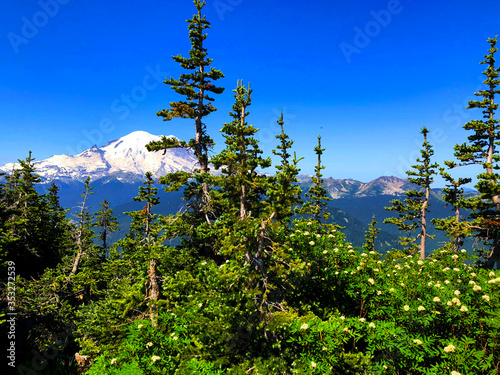 Crystal Mountain Summit in Washington state