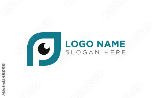 INITIAL P VISION LOGO